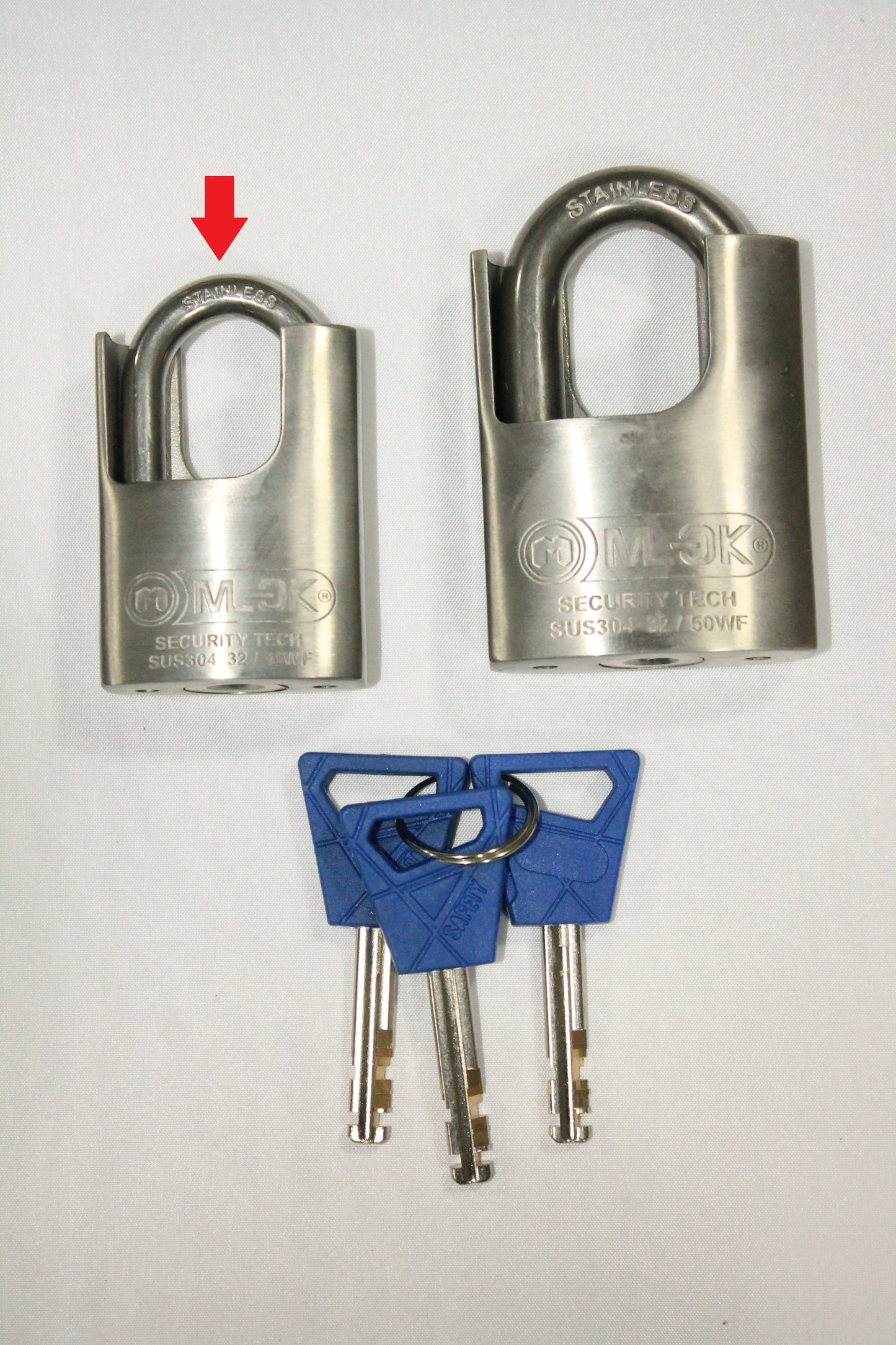 CANDADO ACERO INOXIDABLE 32/40WF A.SEG.