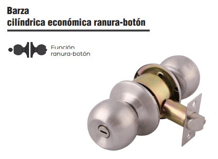 CHAPA DEXTER BARZA A.INOX BAÑO
