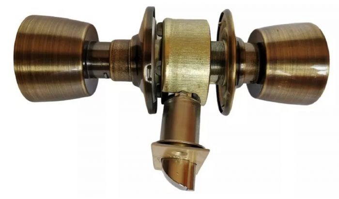 CHAPA YALE TULIP 5 LATON ANT. BAÑO 80169