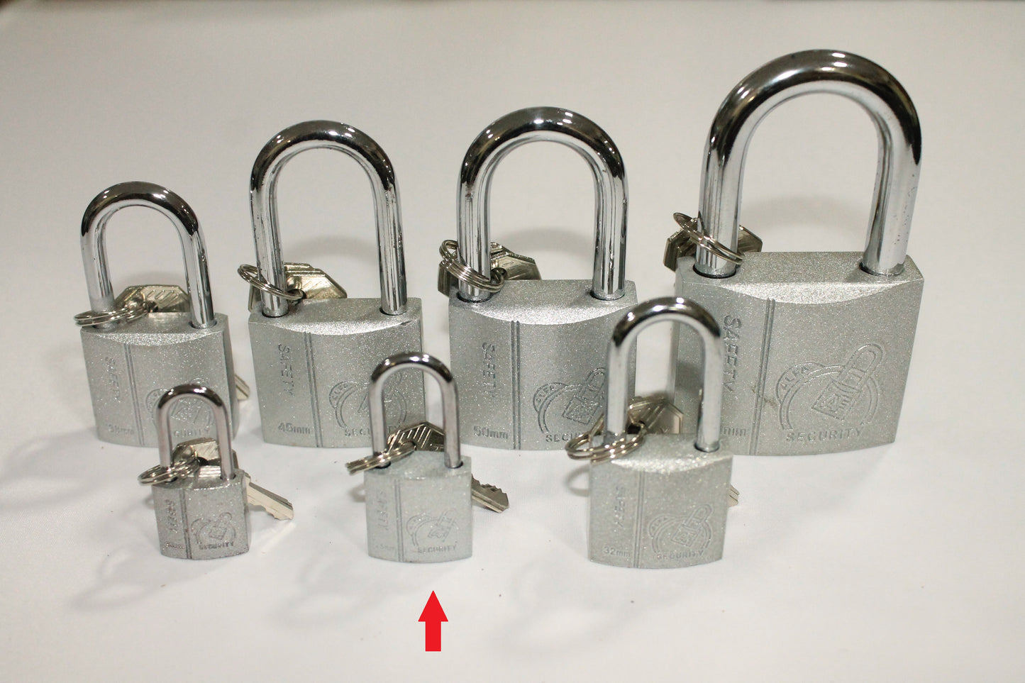 CANDADO ALFA SECURITY AF-25L LARGO 25MM