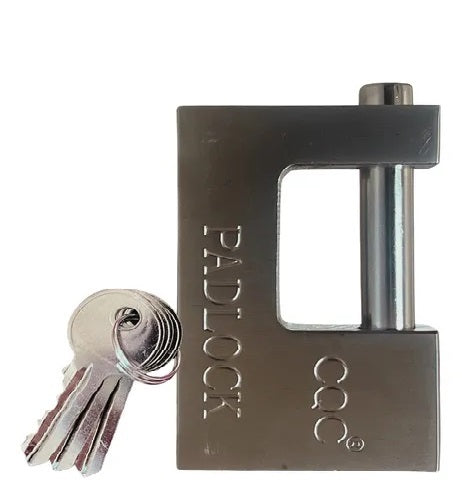 CANDADO PARA CORTINA 70mm BLINDADO EXTRA SEGURIDAD