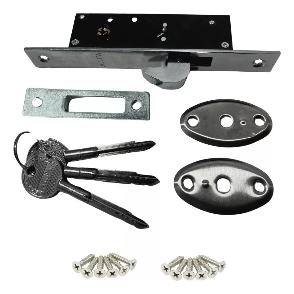 CHAPA ALFA SECURITY AF455 NEGRA