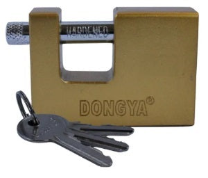 CANDADO DONGYA DORADO CORTINA 90MM