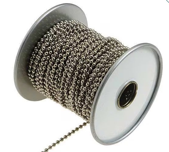 CADENA BOLA 2.4MM CH. CROMO 100mt