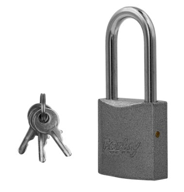 CANDADO FERKY PLATA 25MM GANCHO LARGO