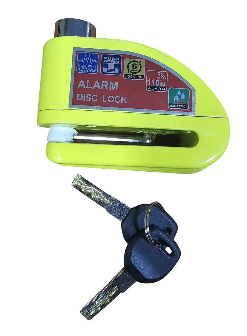 CANDADO PARA MOTO CON ALARMA LLAVE DE SEGURIDAD
