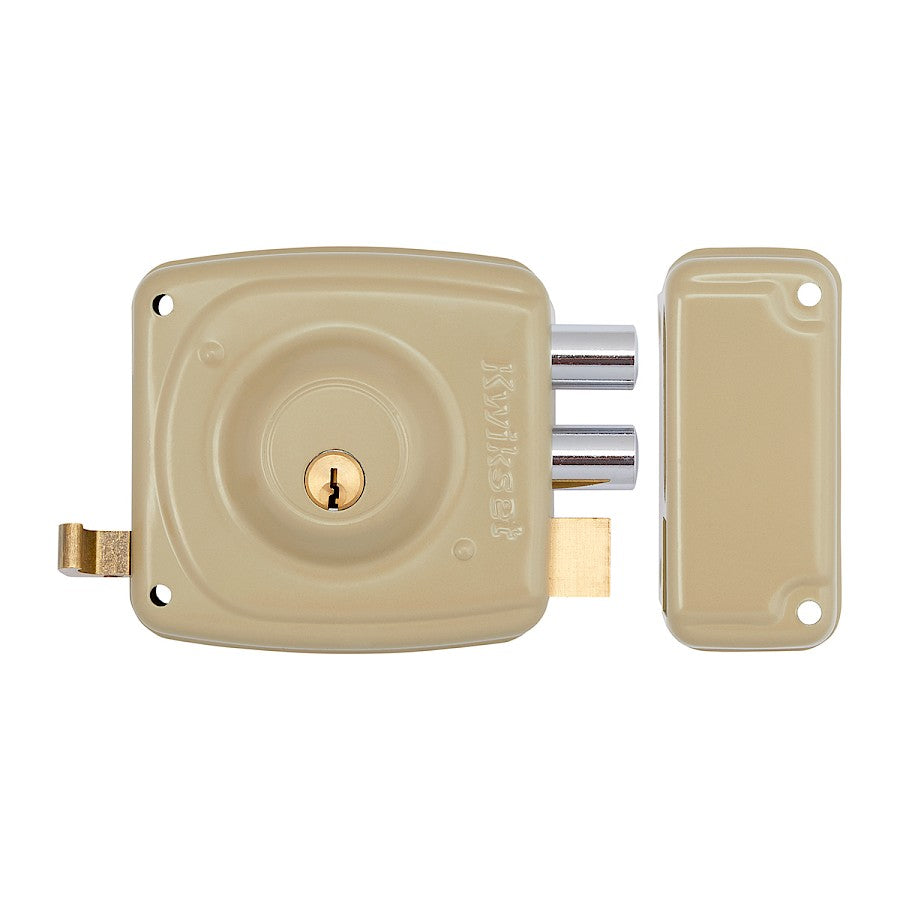 CHAPA KWIKSET 191 DERECHA BEIGE