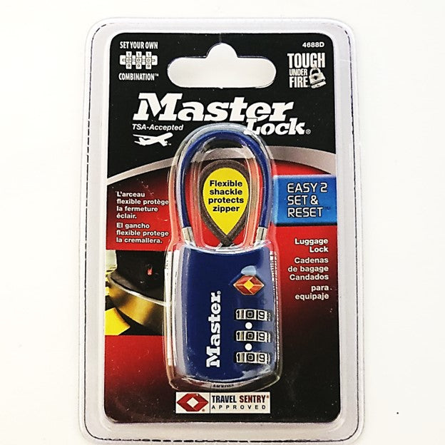 CANDADO MASTER 4688D BLOQUEO DE EQUIPAJE