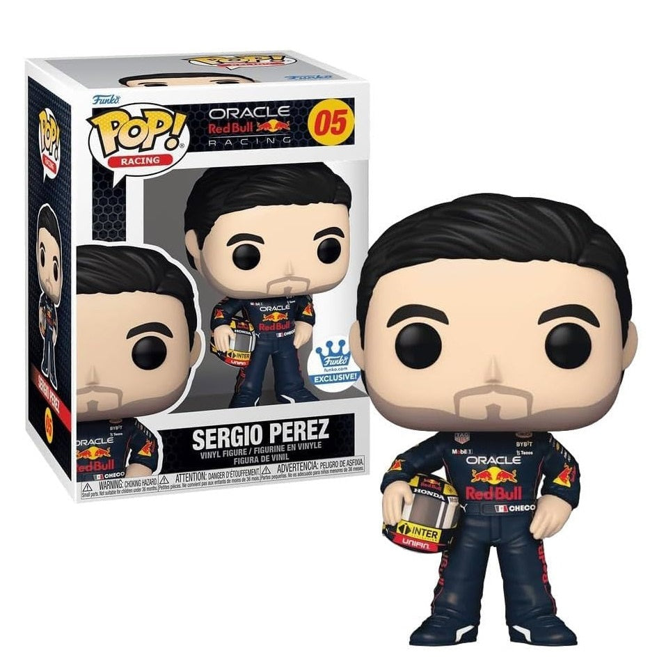 FIGURA CHECO PEREZ CASCO F1 FUNKO POP5