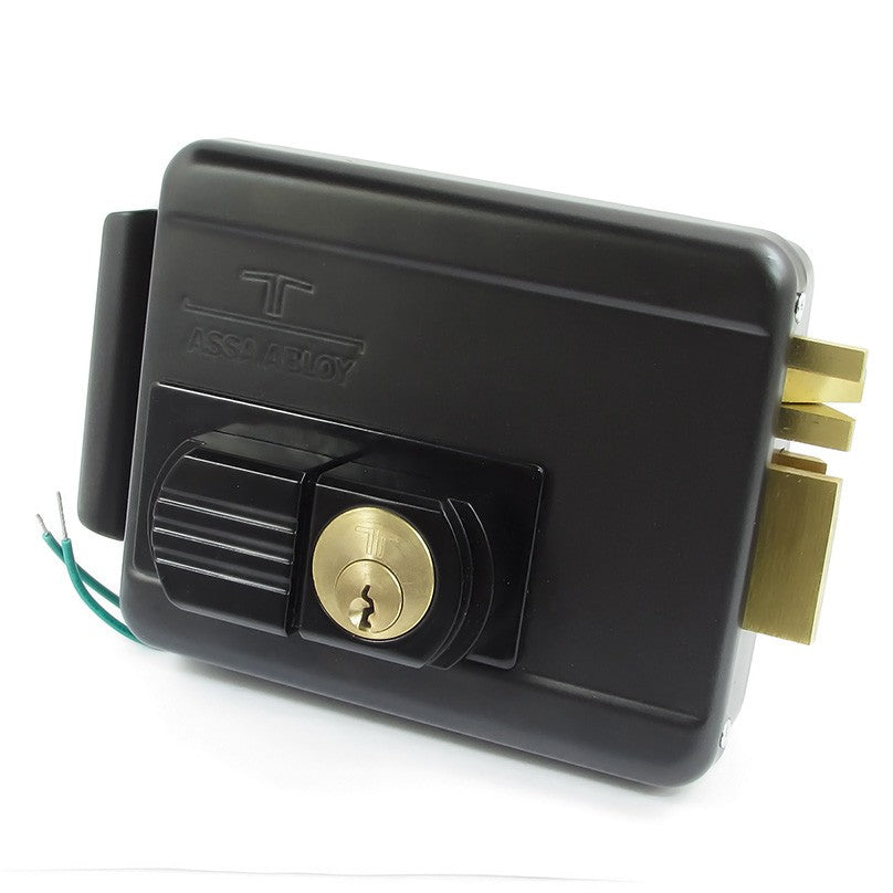 CHAPA ELECTRICA TESA NEGRA DERECHA SIN BOTÓN 84953