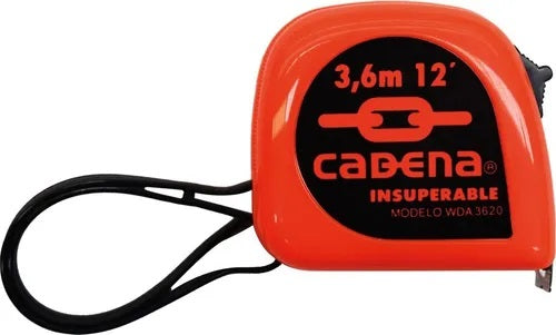 FLEXOMETRO CADENA 3.6MTS. ANCHO WDA3620