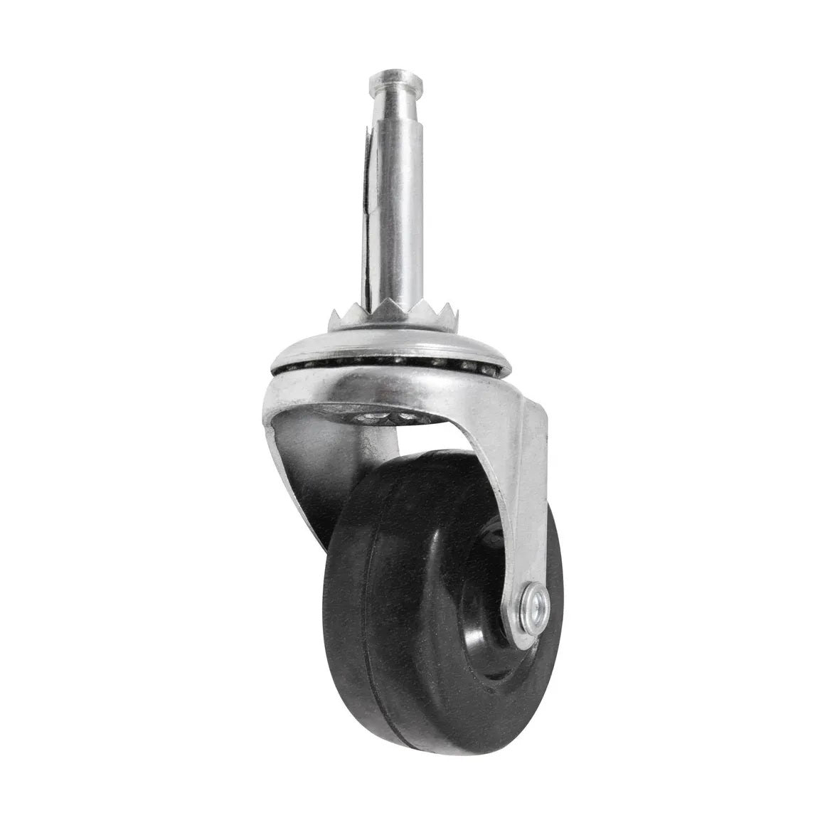 RUEDA PLANA HULE 2"  ESPIGA MADERA Y SOCKET