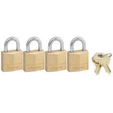 CANDADO MASTER 120Q LATON 4PZS. 20mm