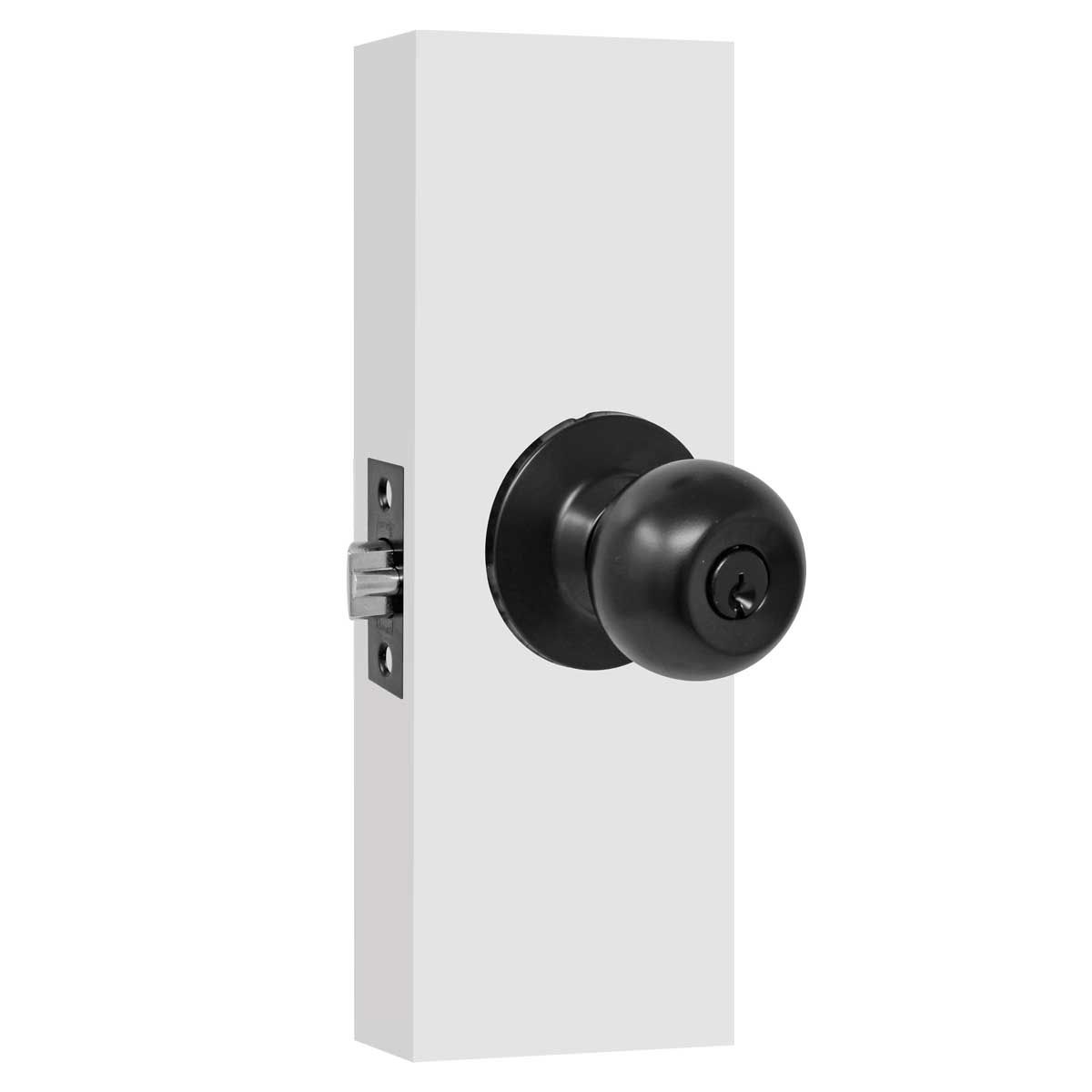CHAPA GAMMA CON LLAVE NEGRO MATE MX6977