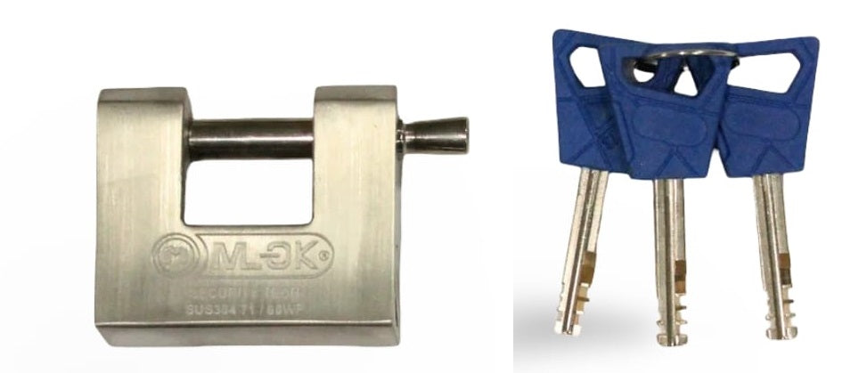 CANDADO PARA CORTINA ACERO INOXIDABLE ALTA SEGURIDAD 71/60WF ML-OK
