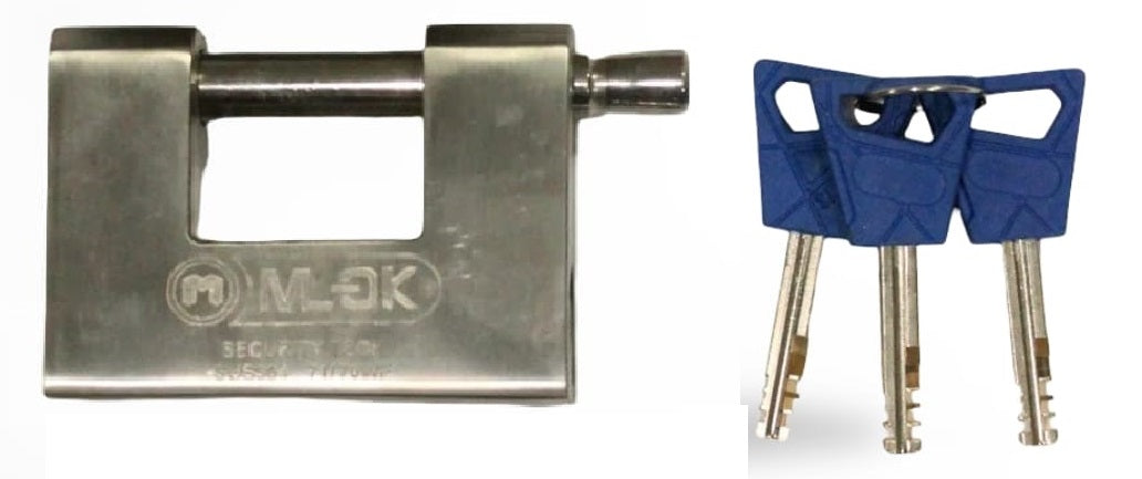 CANDADO PARA CORTINA ACERO INOXIDABLE ALTA SEGURIDAD 71/80WF ML-OK