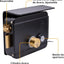 CHAPA ELECTRICA ALFA SECURITY  AF-679 IZQUIERDA CON BOTÓN