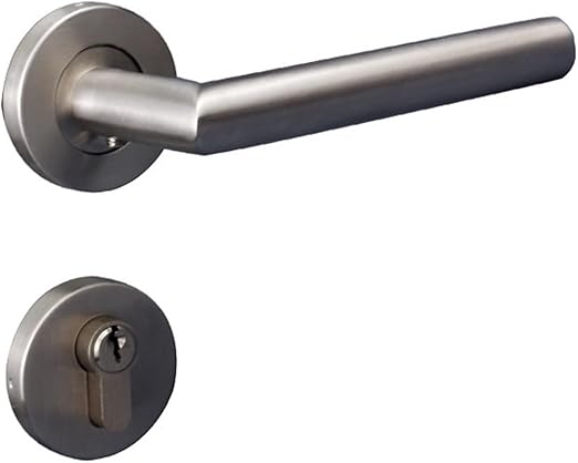 JUEGO DE MANIJAS ALFA  "L"  ACERO INOXIDABLE ACABADO SATIN