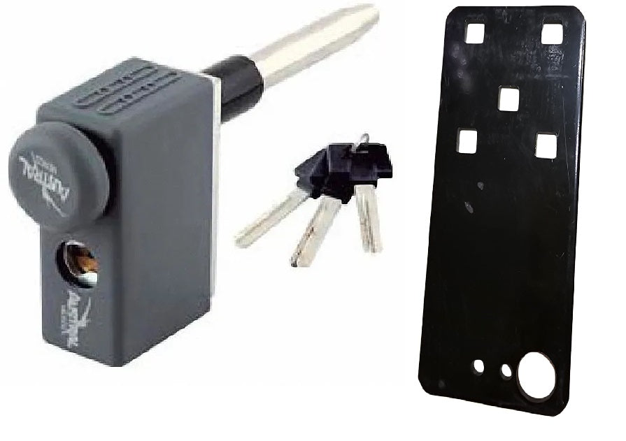 CANDADO AUSTRAL PARA AUTO TKN CON PLACA