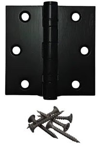 BISAGRA ACERO INOXIDABLE NEGRA 3.5X3.5 C/BALERO ALFA