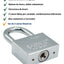 CANDADO DONGYA 50MM  AMAESTRADO 5 PZS