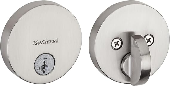 CERROJO REDONDO KWIKSET UPTOWN SATIN