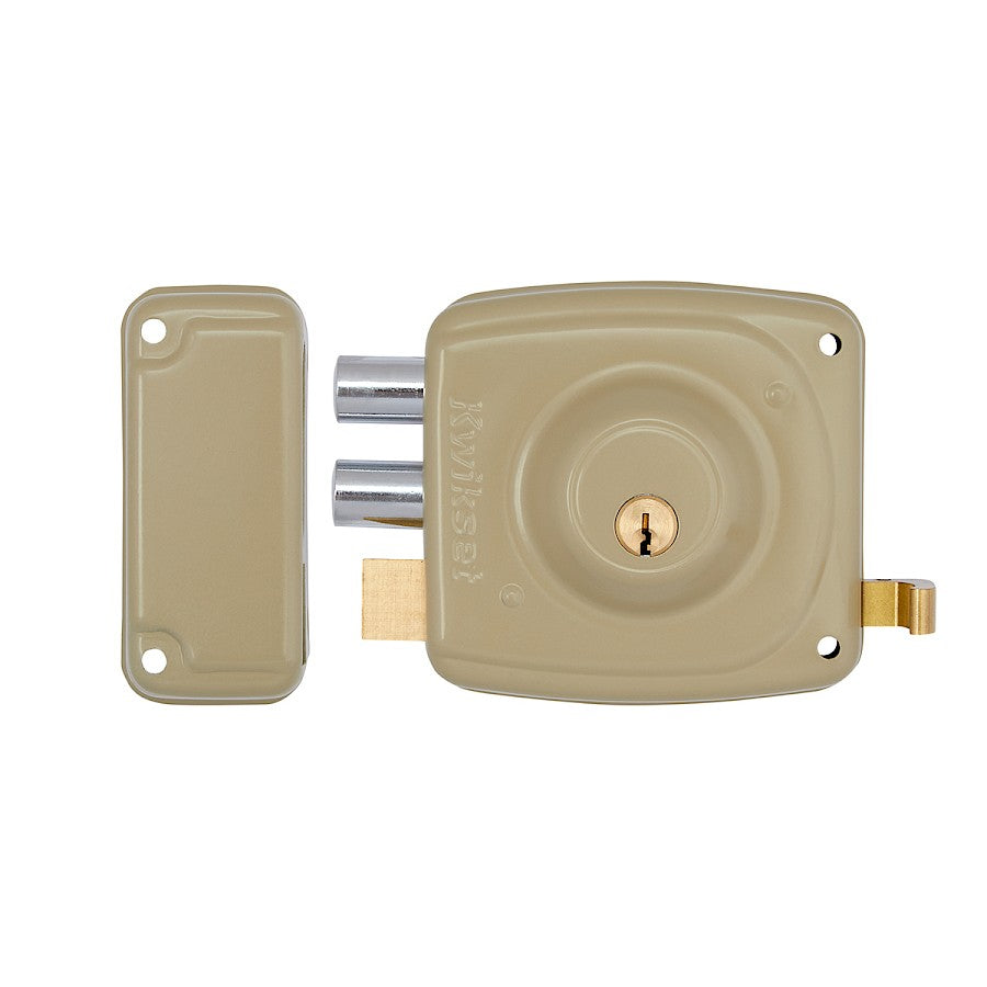 CHAPA KWIKSET 191 IZQUIERDA BEIGE