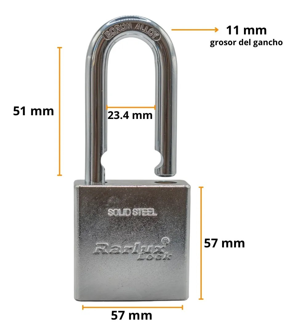 CANDADO RARLUX TUBULAR A7300L