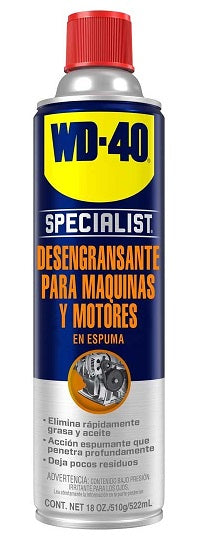 ESPUMA DESENGRASANTE MOTOR WD40 522ML.