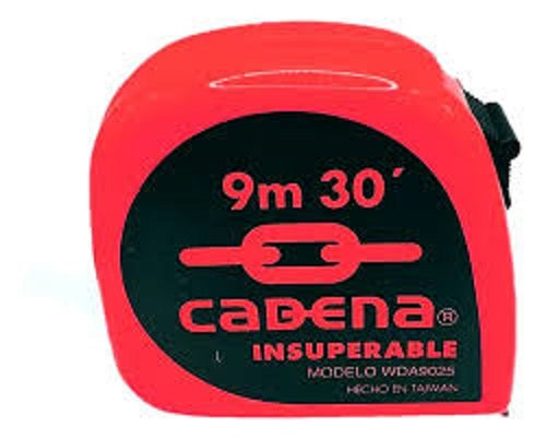 FLEXOMETRO CADENA 9MTS. WDA9025
