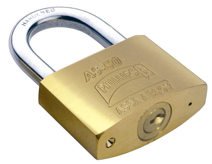 CANDADO PHILLIPS AS-50 LATON PUNTOS