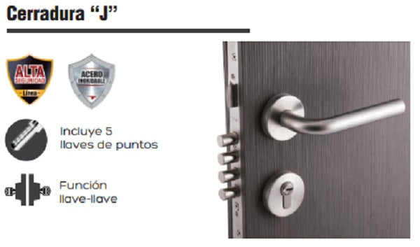 CHAPA DEXTER A. INOX.   J   ENTRADA 6504