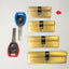 CILINDRO 60MM ORO 2/6 LLAVES ESPECIAL