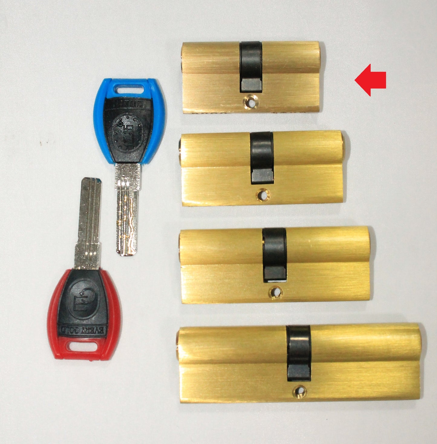 CILINDRO 60MM ORO 2/6 LLAVES ESPECIAL