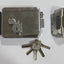 CHAPA ELECTRICA ACERO INOXIDABLE  CON BOTON DERECHA ALFA SECURITY 678