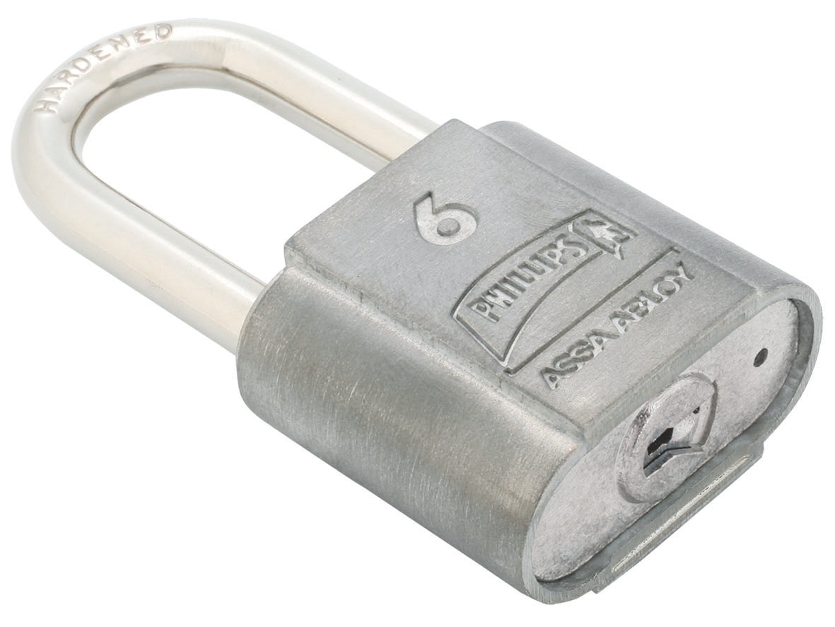 CANDADO PHILLIPS GRIS # 6 GANCHO LARGO   MX1363